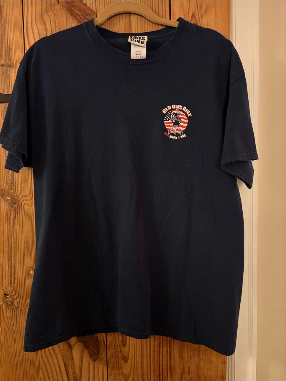Men's Navy Short Sleeve Graphic Tee